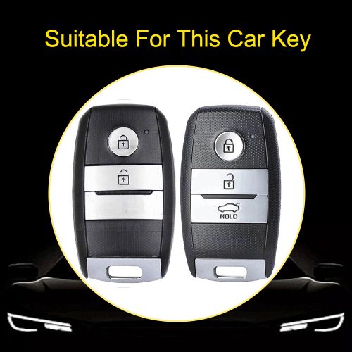 KIHA1-White Red Color-Car Key Cover For Kia