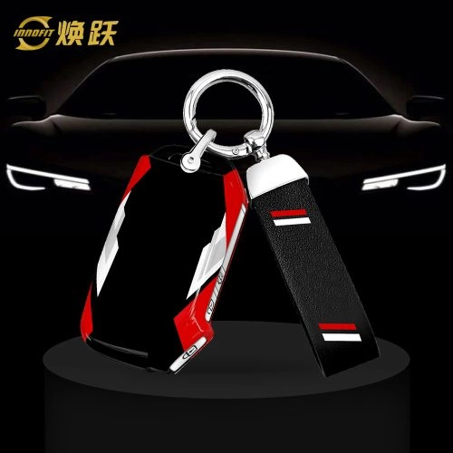 KIKA1-Black Red Color-Car Key Cover For Kia