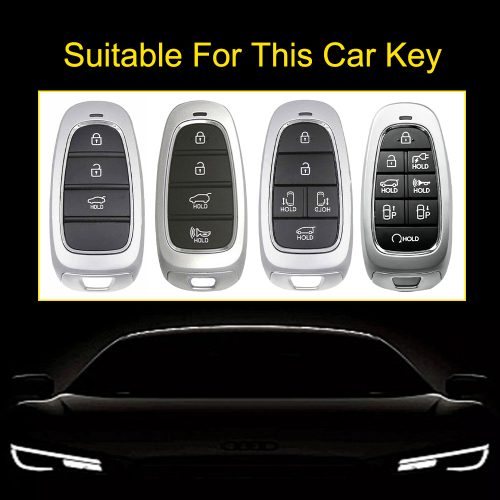 HYEA1-Black Red Color-Car Key Cover For Hyundai