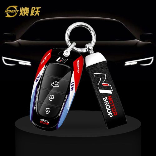 HYEA1-Black Red Color-Car Key Cover For Hyundai