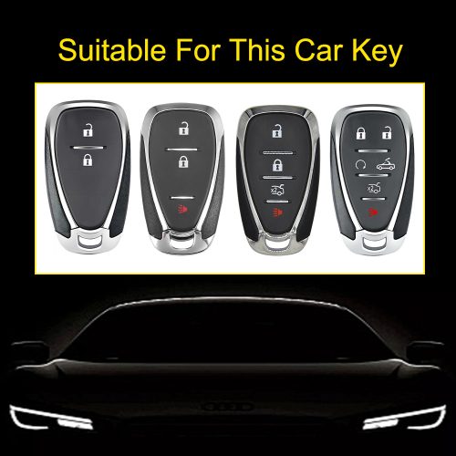 CEAA1-Black Yellow Color-Car Key Cover For Chevrolet