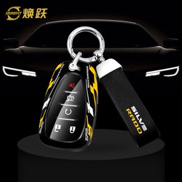 CEAA1-Black Yellow Color-Car Key Cover For Chevrolet