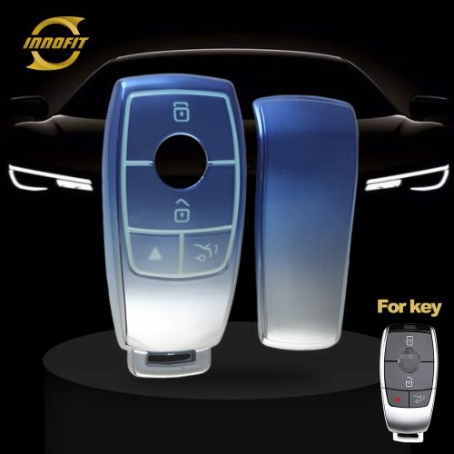 MEB4T1-Copertura della chiave dell'auto di colore blu radiante per Mercedes-Benz