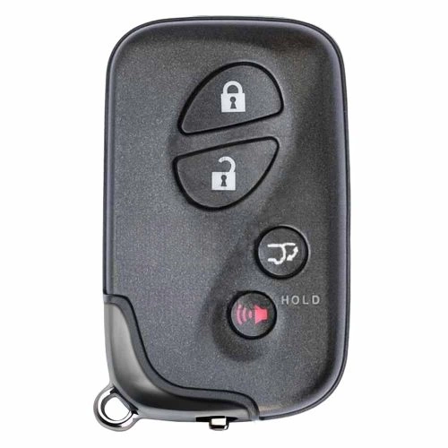 LEC7T1-Black-Silver Plating- Car Key Cover For Lexus