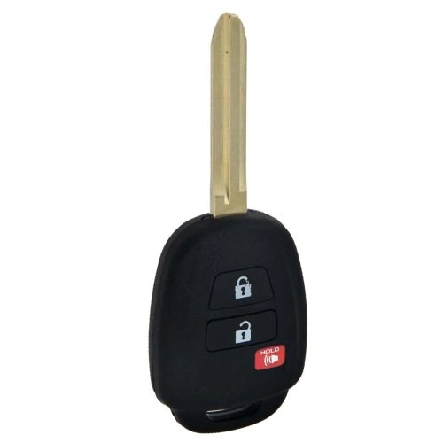 TOP1T1-White-Silver Plating- Car Key Cover For Toyota