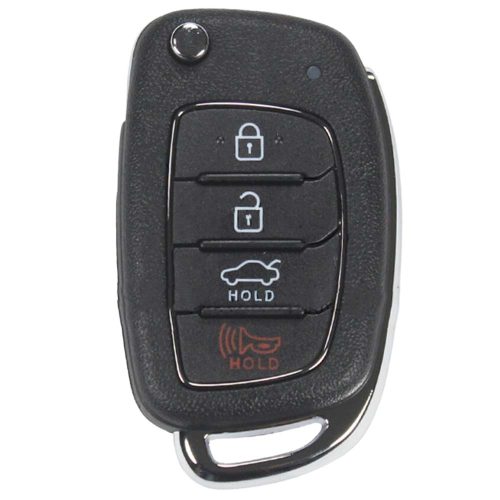 HYF3T1-White-Gold Plating- Car Key Cover For Hyundai