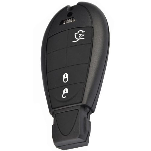 JEC5T1-Púrpura-Plateado de plata- Cubierta de la llave del coche para Jeep Dodge Chrysler