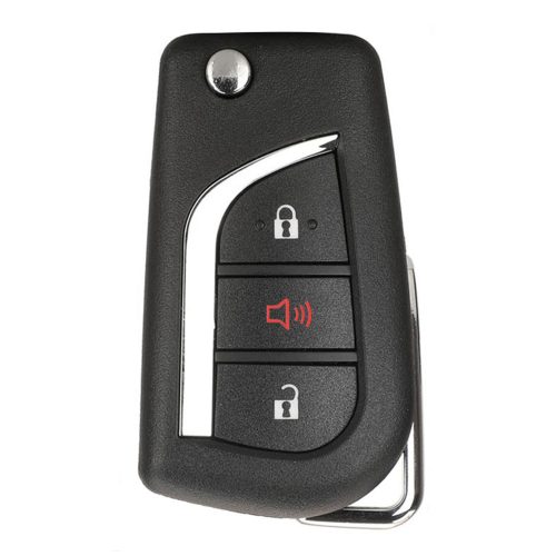 TOA4T1-Black-Silver Plating- Car Key Cover For Toyota