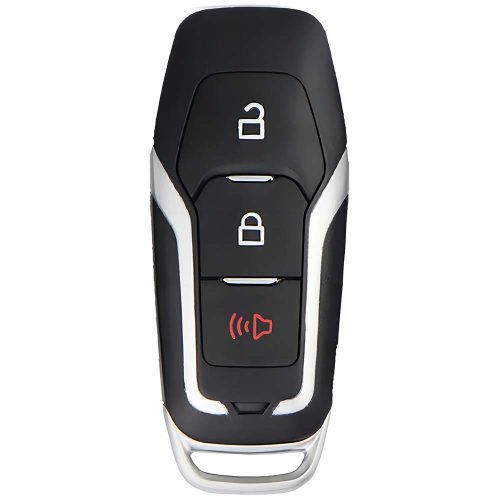 FOU1T1-Black-Gold Plating- Car Key Cover For Ford