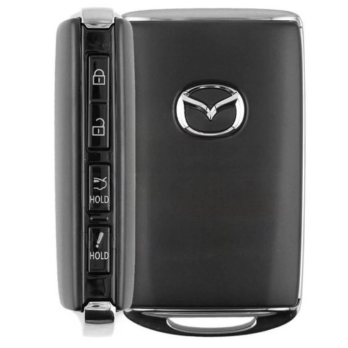 MAA6T1-Black-Silver Plating- Car Key Cover For Mazda