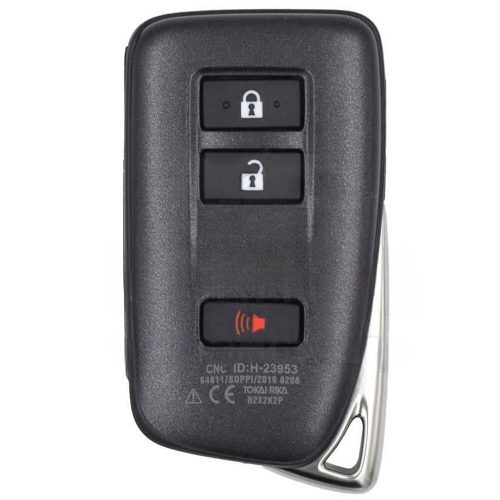 LEA5T1-Light Blue-Gold Plating- Car Key Cover For Lexus