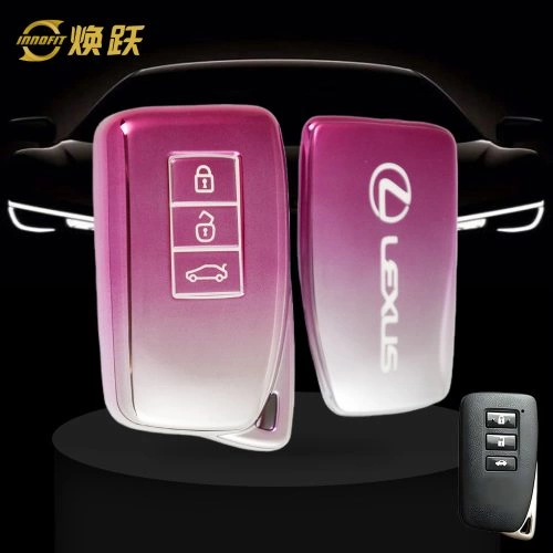 LEA1T1-Gradient Pink- Car Key Cover For Lexus