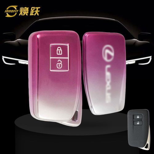 LEA2T1-Gradient Pink- Car Key Cover For Lexus
