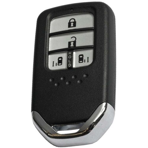 HOA12T1-Black-Silver Plating- Car Key Cover For Honda