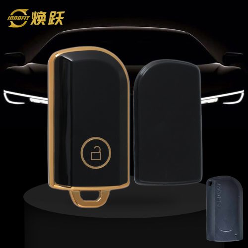PAA1T1-Black-Gold Plating- Car Key Cover For Pandect