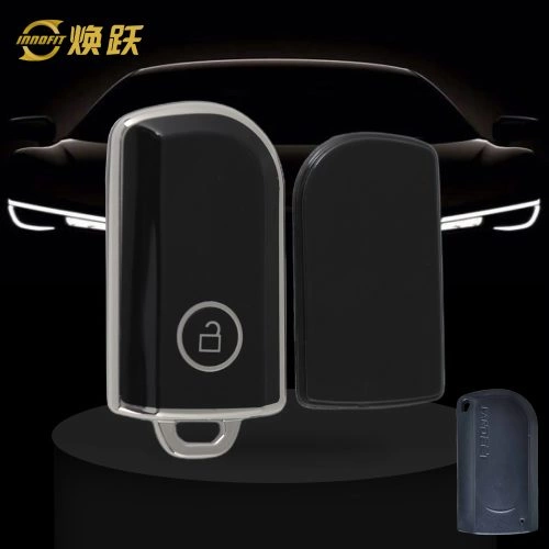 PAA1T1-Black-Silver Plating- Car Key Cover For Pandect