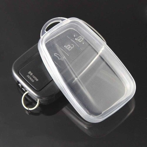 TOB1T1-White Transparent- Car Key Cover For Toyota