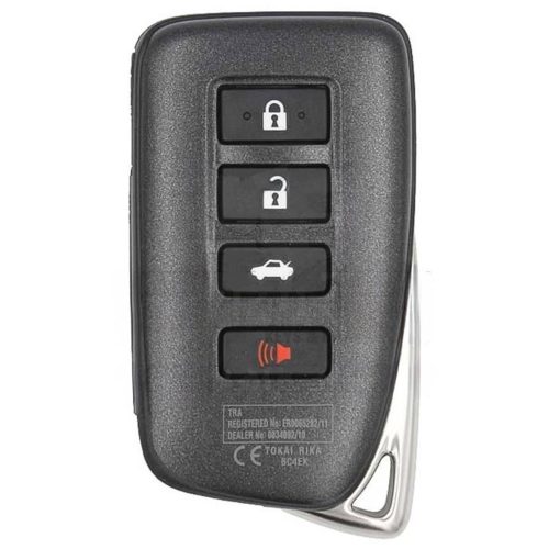 LEA3T1-Light Blue-Gold Plating- Car Key Cover For Lexus