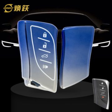 LEB3T1-Gradient Blue- Car Key Cover For Lexus