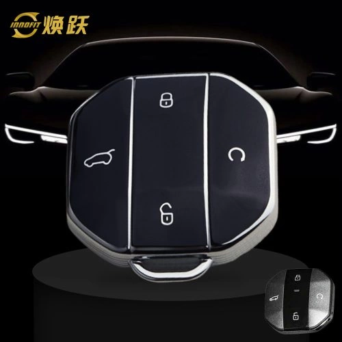 JTA1T1-Black-Silver Plating- Car Key Cover For Jet0ur