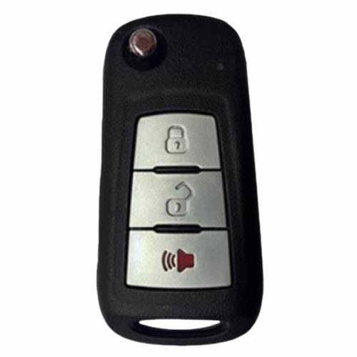 PRB1T1-White-Silver Plating- Car Key Cover For Proton