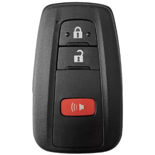 TOB8T1- طلاء أبيض- فضي- غطاء مفتاح السيارة لتويوتا