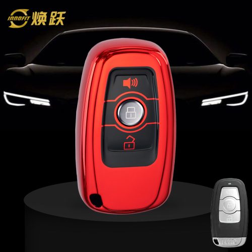 GRB1T1-Black Glue Style-Red Plating- Car Key Cover For Great Wall Motor
