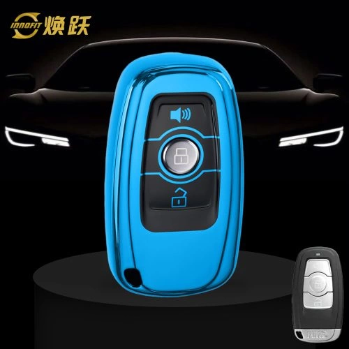 GRB1T1-Black Glue Style-Blue Plating- Car Key Cover For Great Wall Motor