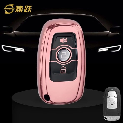 GRB1T1-Black Glue Style-Rose Gold Plating- Car Key Cover For Great Wall Motor
