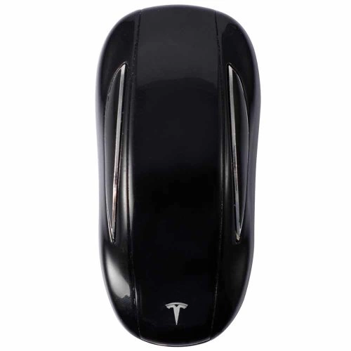 TEA1T1-Black Glue Style-Rose Gold Plating- Car Key Cover For Tesla