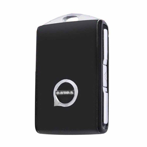 VLA1T1-Black Glue Style-Rose Gold Plating- Car Key Cover For Volvo