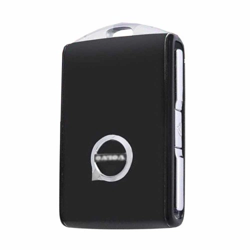 VLA1T1-Black Glue Style-Silver Plating- Car Key Cover For Volvo