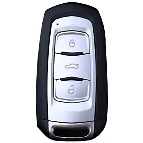 GEA1T1-Black Glue Style-Silver Plating- Car Key Cover For Geely Auto