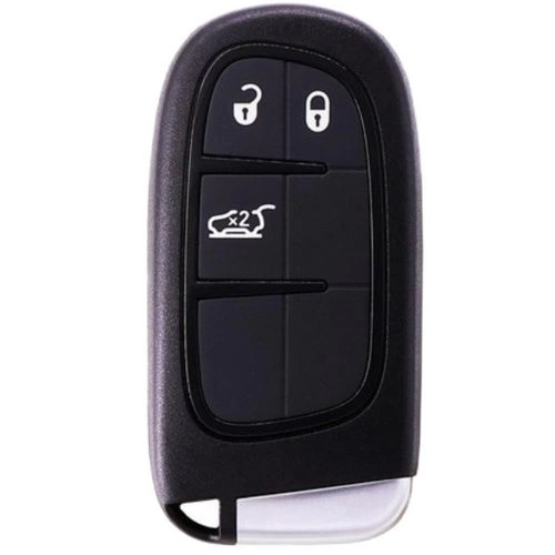 JEA1T1-Black Glue Style-Silver Plating- Car Key Cover For Jeep