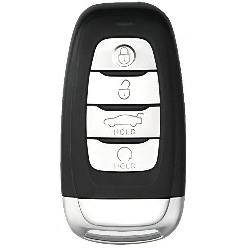 HNB1T1-Black Glue Style-Red Plating- Car Key Cover For Hong Qi