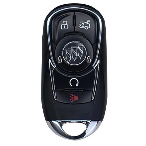 BUA3T1-Black Glue Style-Red Plating- Car Key Cover For Buick