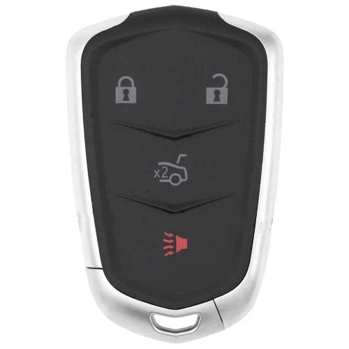 CAA6T1-Black Glue Style-Rose Gold Plating- Car Key Cover For Cadillac