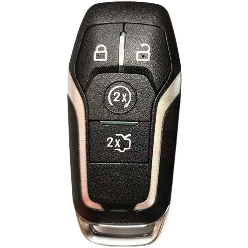 FOC1T1-Black Glue Style-Rose Gold Plating- Car Key Cover For Ford