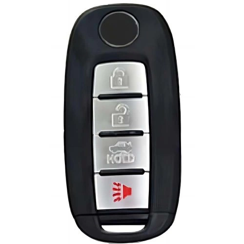 VEH2T1-Black Glue Style-Rose Gold Plating- Car Key Cover For Venucia