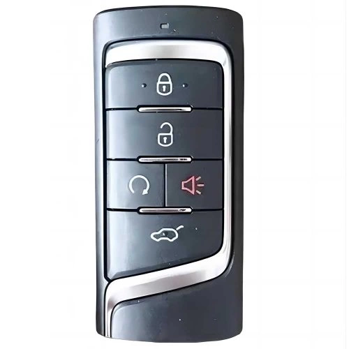 TRA2T1-Black Glue Style-Red Plating- Car Key Cover For Trumpchi