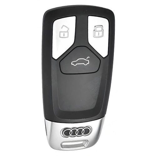 AUA1T1-Black Glue Style-Red Plating- Car Key Cover For Audi