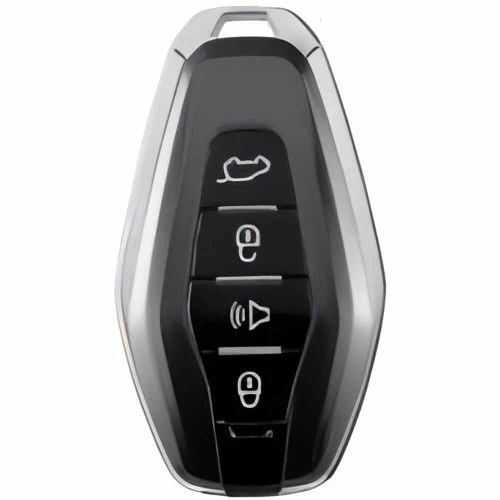 CRE1T1-Black Glue Style-Silver Plating- Car Key Cover For Chery