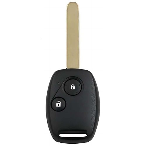 HON2T1-Black Glue Style-Rose Gold Plating- Car Key Cover For Honda