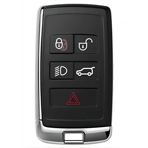 LAB1T1-Black Glue Style-Rose Gold Plating- Car Key Cover For Landrover