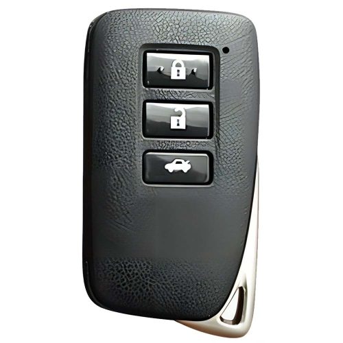 LEA1T1-Black Glue Style-Rose Gold Plating- Car Key Cover For Lexus