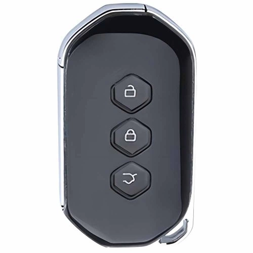 WUD1T1-Black Glue Style-Red Plating- Car Key Cover For Wuling