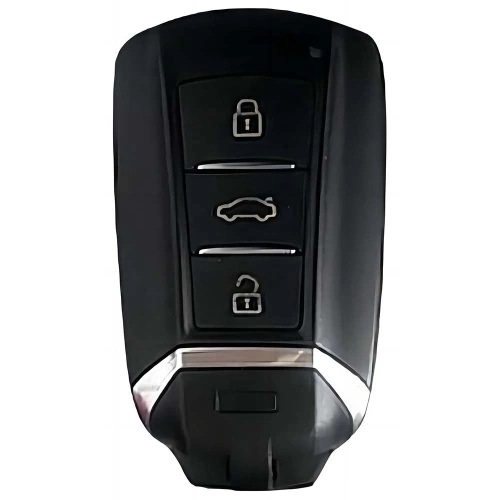 VED1T1-Black Glue Style-Red Plating- Car Key Cover For Venucia