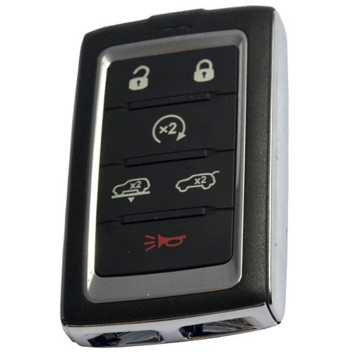 JEF4T1-Black-Gold Plating- Car Key Cover For Jeep