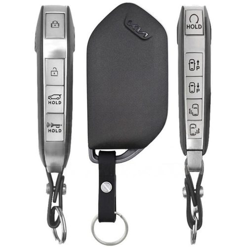 KIJ6T1-White-Gold Plating- Car Key Cover For Kia