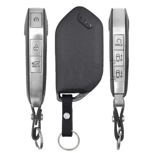 KIJ8T1-White-Gold Plating- Car Key Cover For Kia
